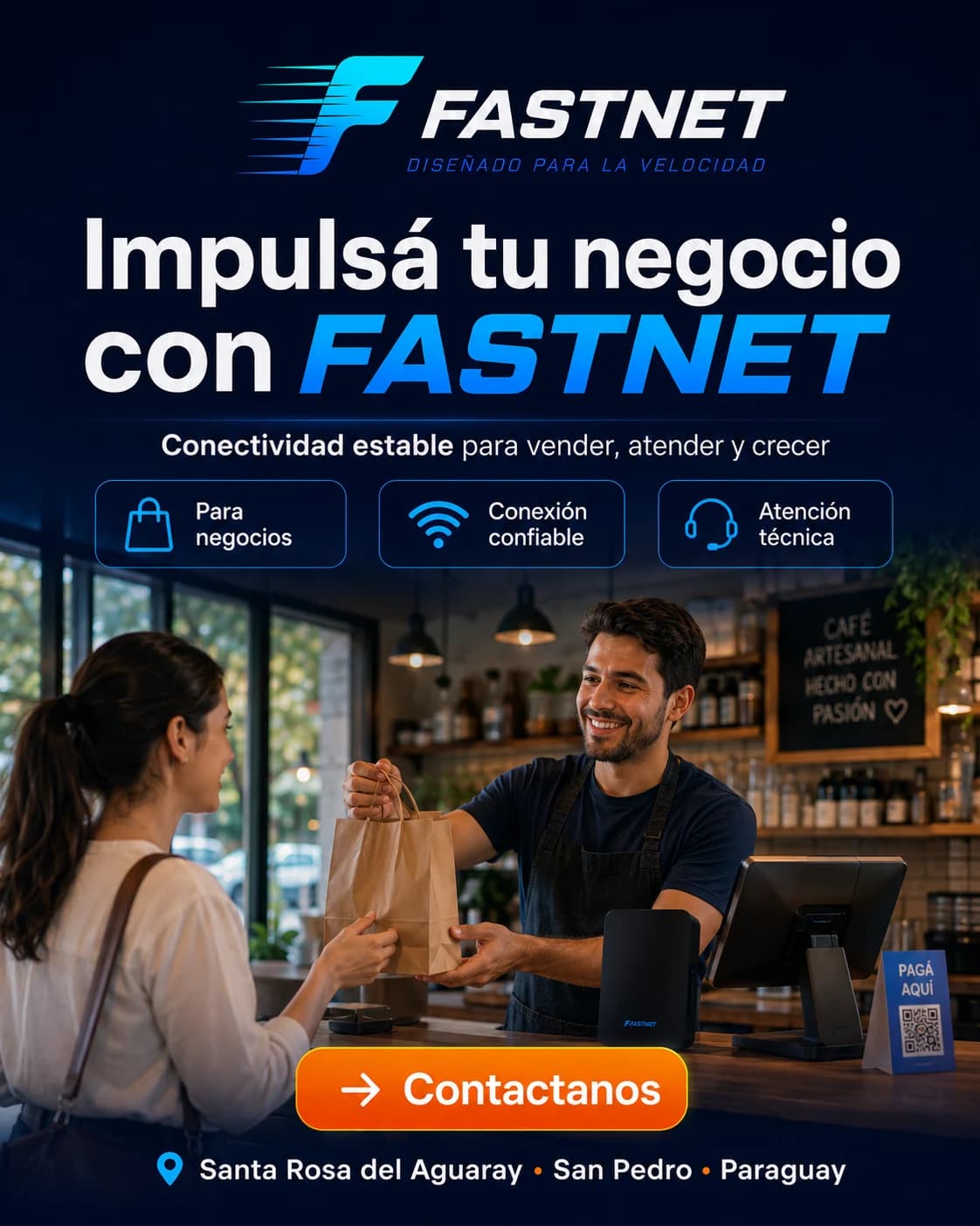 FASTER presentando el ecosistema de servicios FAST NET